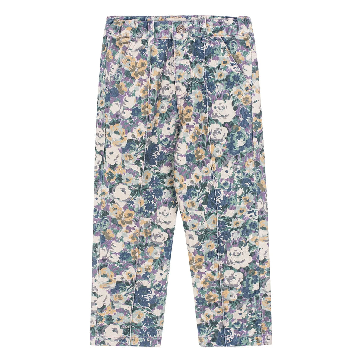 Favorite People - Floral Mixtape Pants | Purple