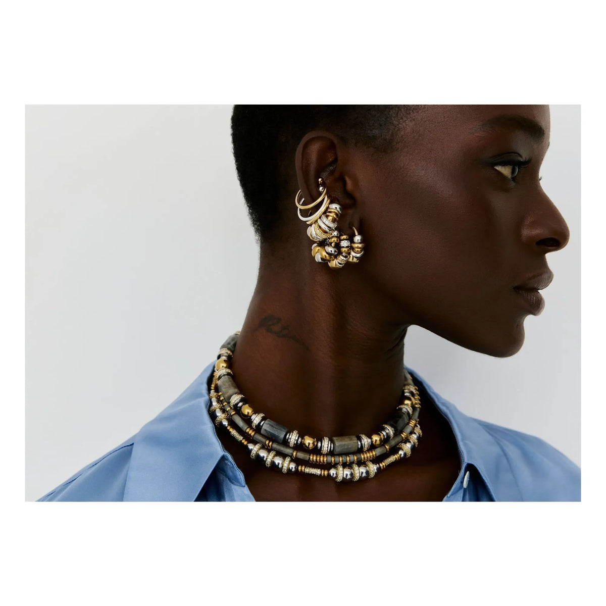 Sigal - Athena Necklace | Gray