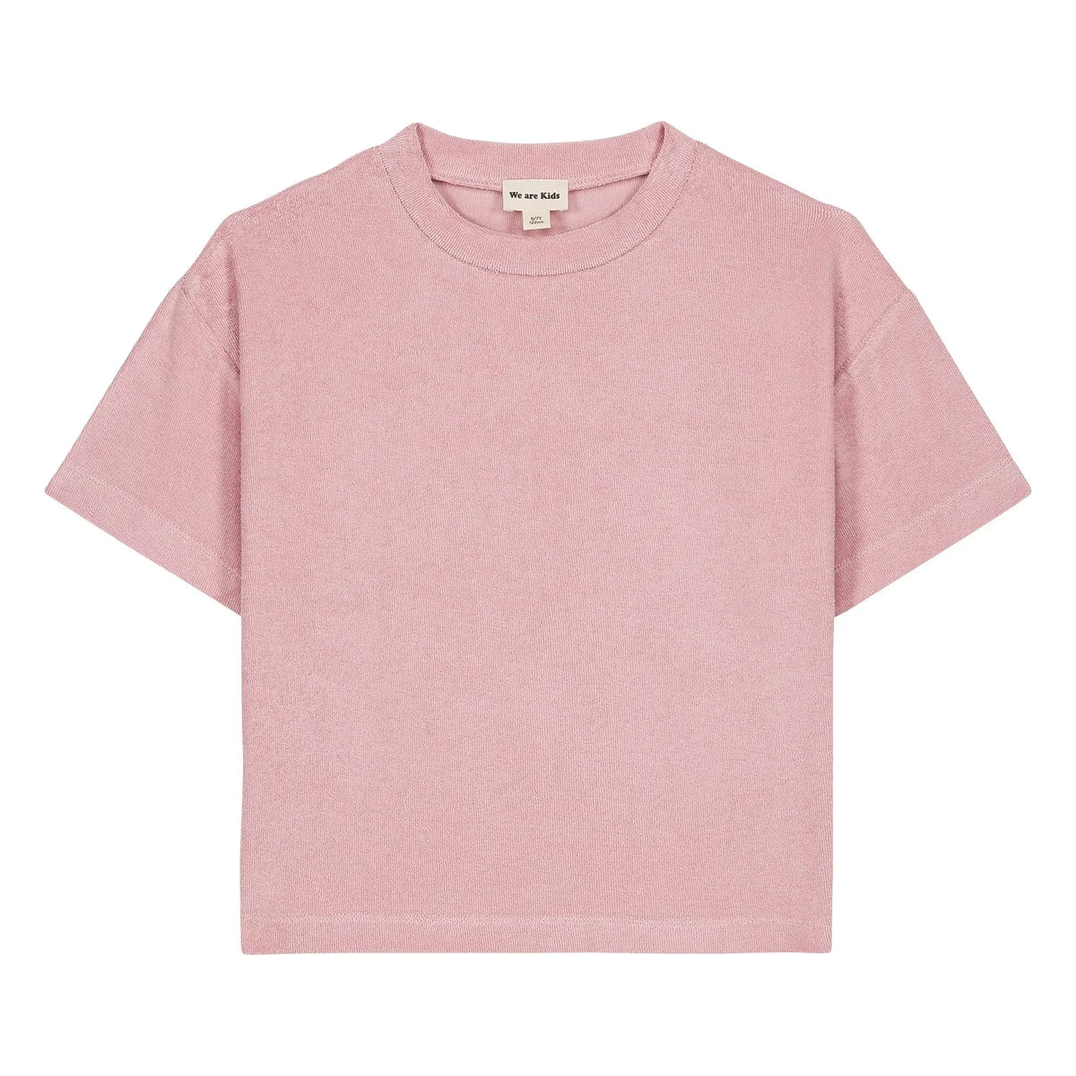 We Are Kids - Jordan Organic Cotton Towel T-Shirt | Soft Pink