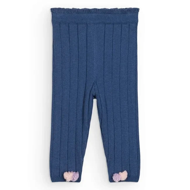 Louise Misha - Moldavia Ribbed Leggings | Dark Blue