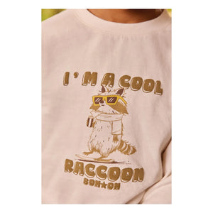 Bonton - Taxo Raccoon T-Shirt | Ecru