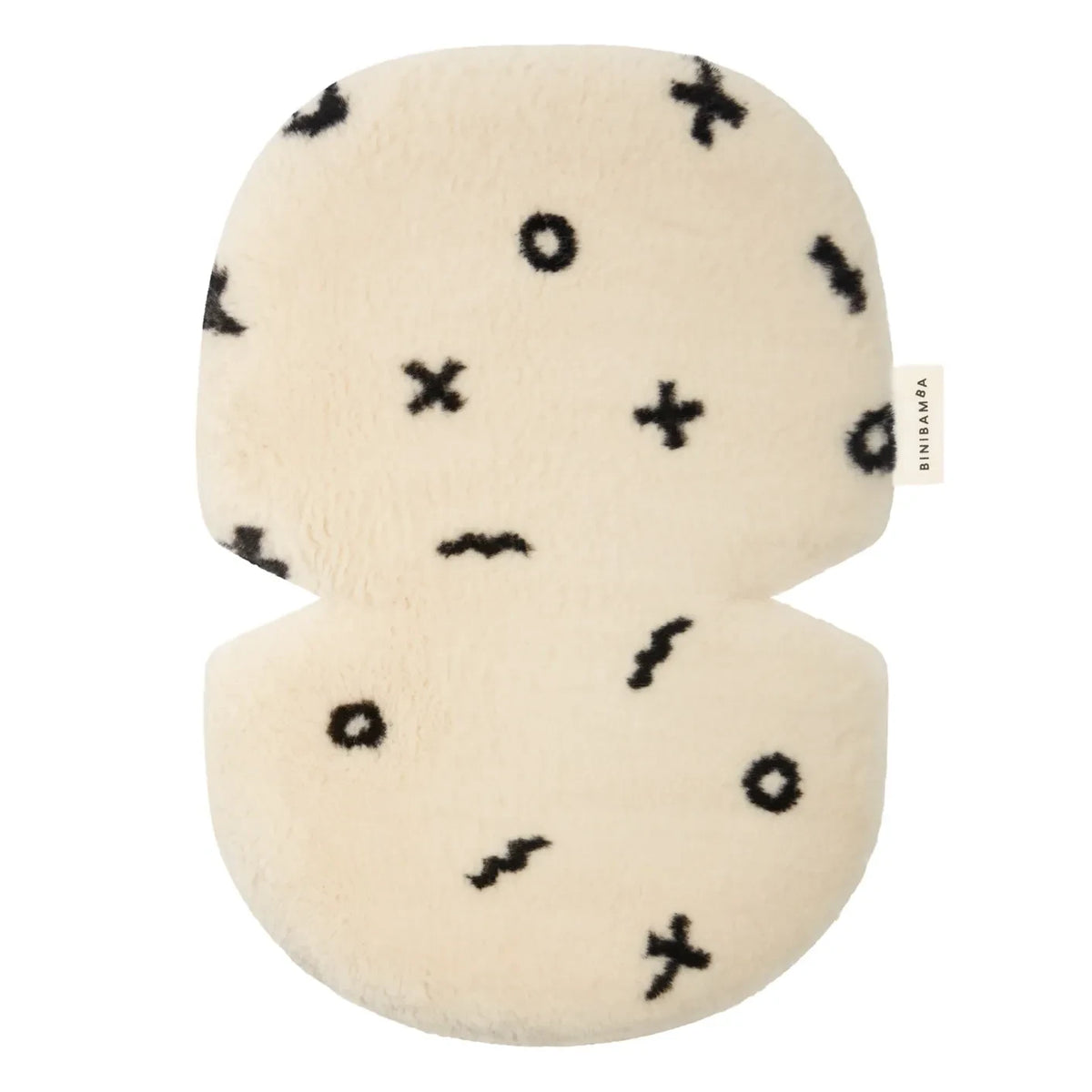 BINIBAMBA - Sheepskin for Strollers and Carriers - 68x44 cm | White