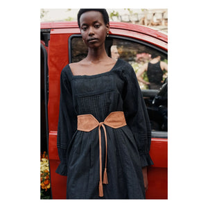 Louise Misha - Lauren organic cotton dress - Women's collection | Black