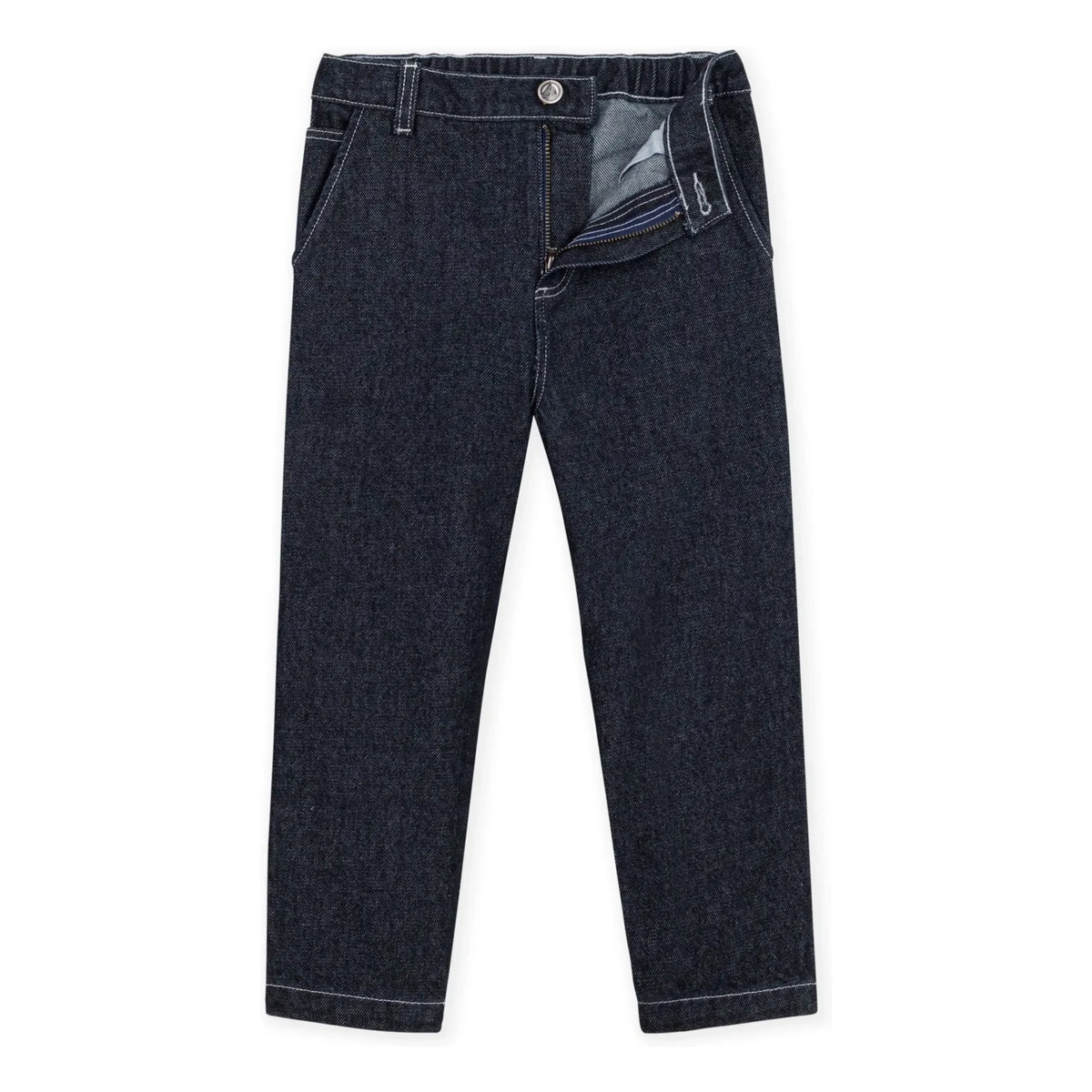 Petit Bateau - Organic Cotton Straight Leg Jeans | Dark Blue