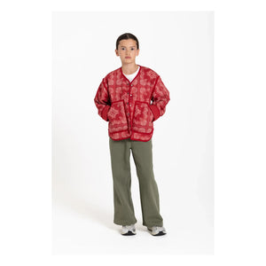 Hundred Pieces - Malya Bandana Jacket | Dark Red