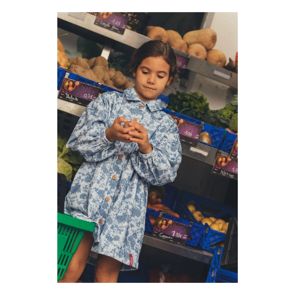 Favorite People - Bakery Velvet Dress | Blue