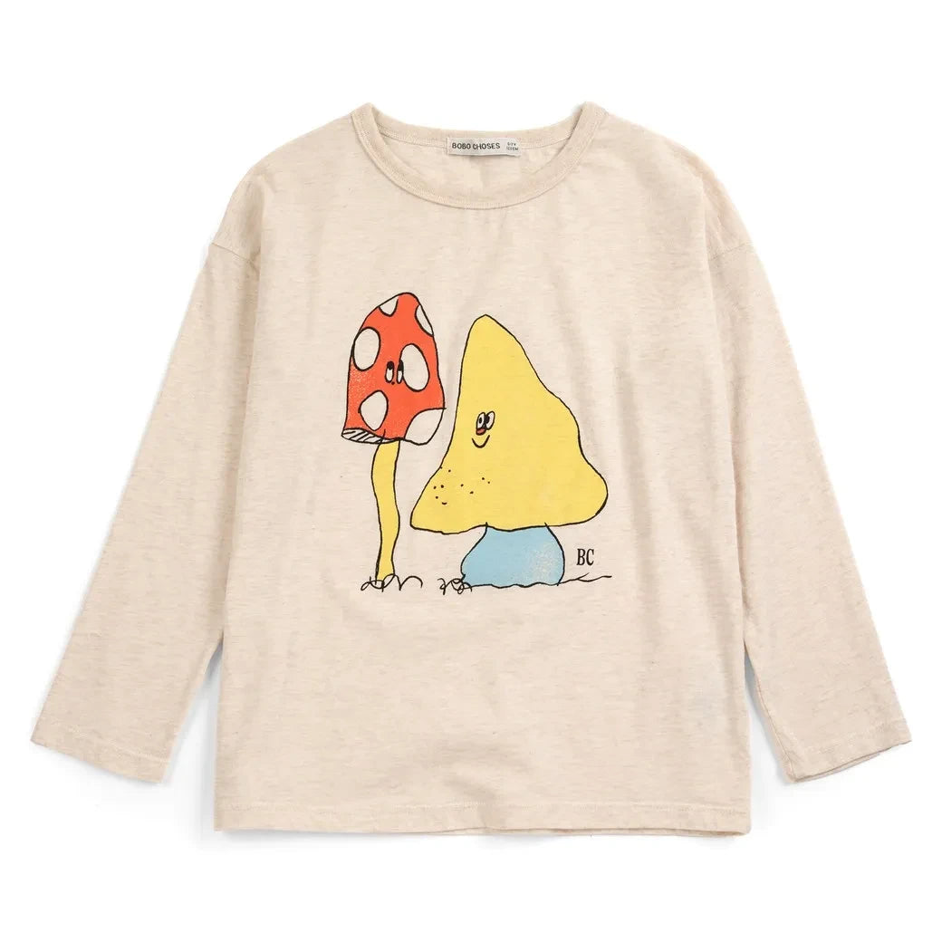 Bobo Choses - Mushroom T-Shirt | Beige