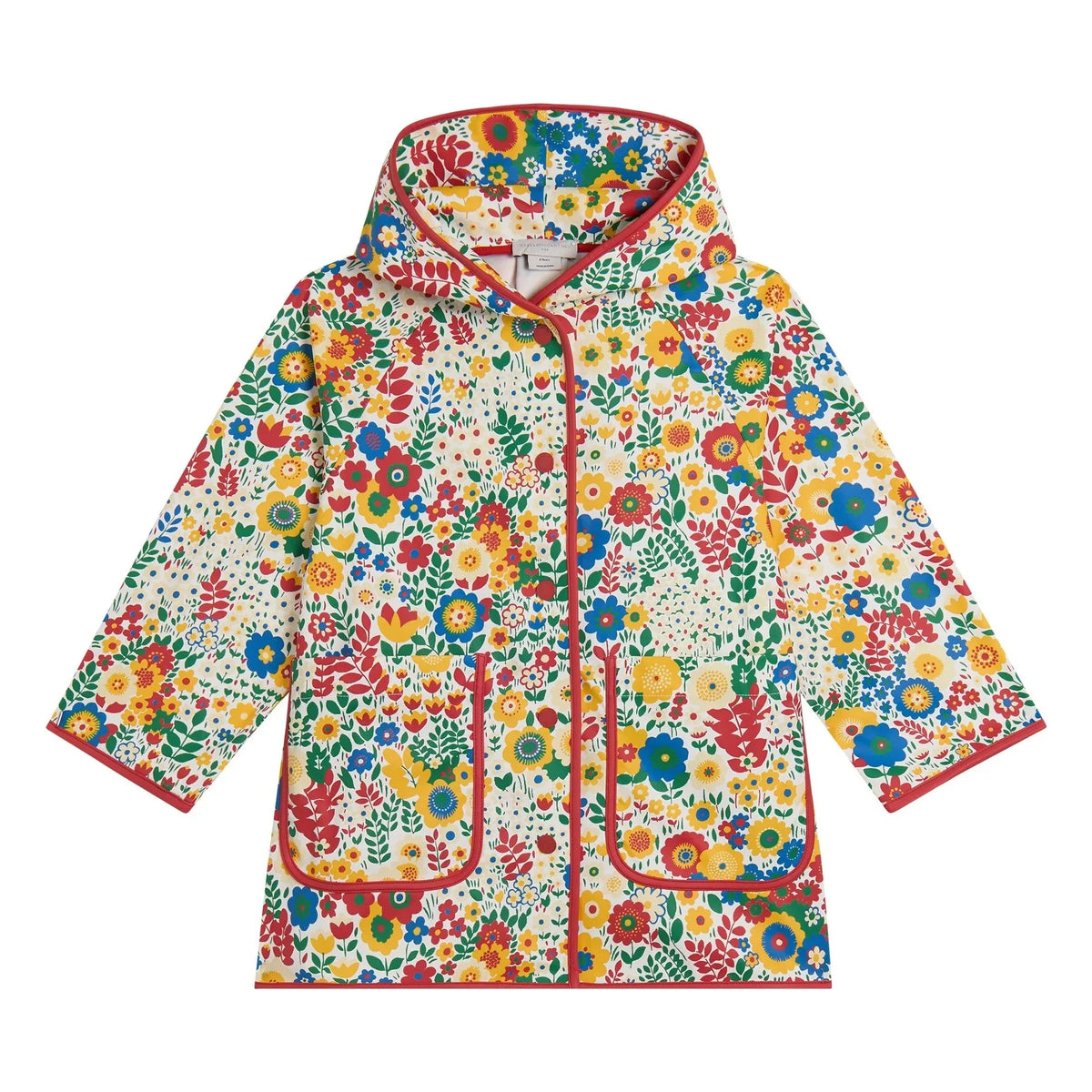 Stella McCartney Kids - Ivory Floral Print Coat