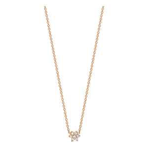 Ginette NY - Mini Diamond Star Necklace | Rose Gold