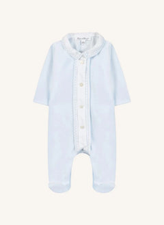 Tartine et Chocolat - Polo-Collar Pajamas | Light Blue