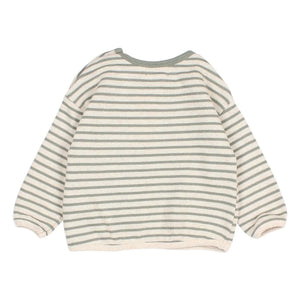 Búho - Striped Whale Sweater | Eucalyptus