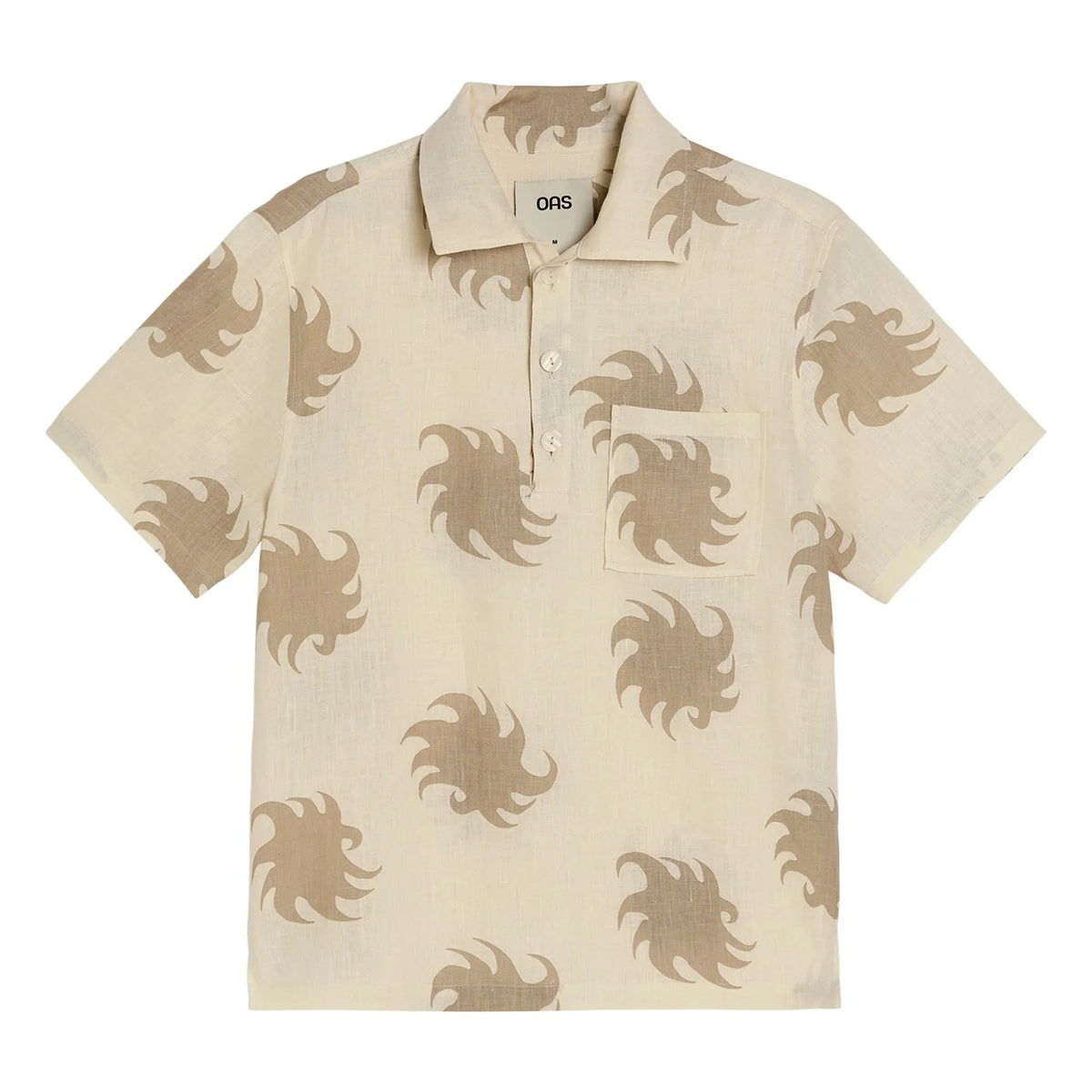 OAS - Hazel Ember Girona Linen Shirt | Beige