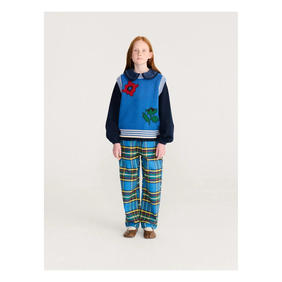 Bobo Choses - Blue Tartan Pants