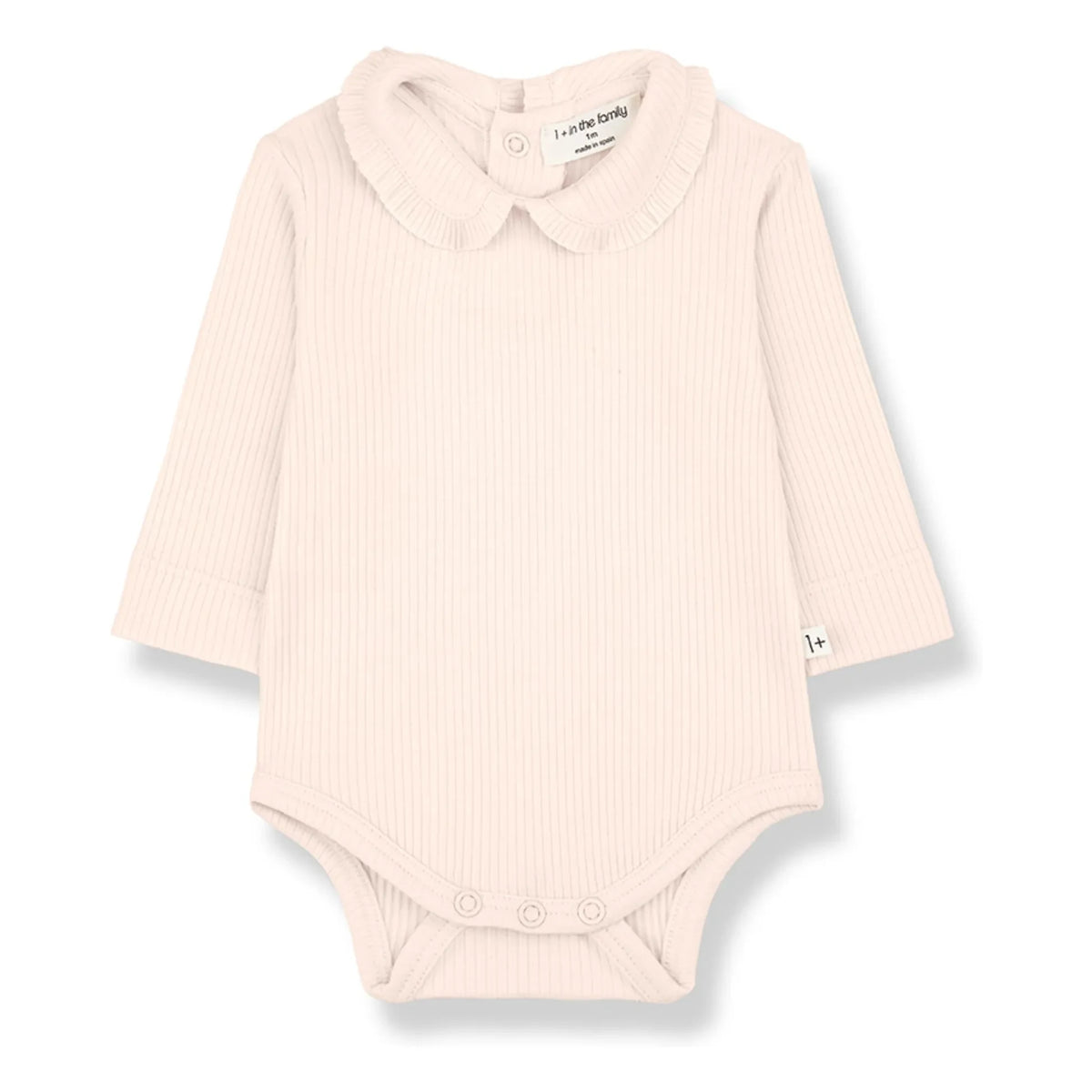 1+ in the Family - Ribbed Body Claudine Collar Nina | Beige Pink