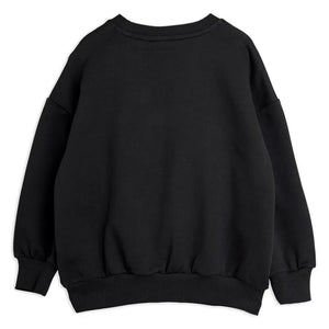Mini Rodini - Striped Mouse Sweatshirt Organic Cotton | Black