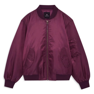 Anine Bing - Bomber Leon | Burgundy