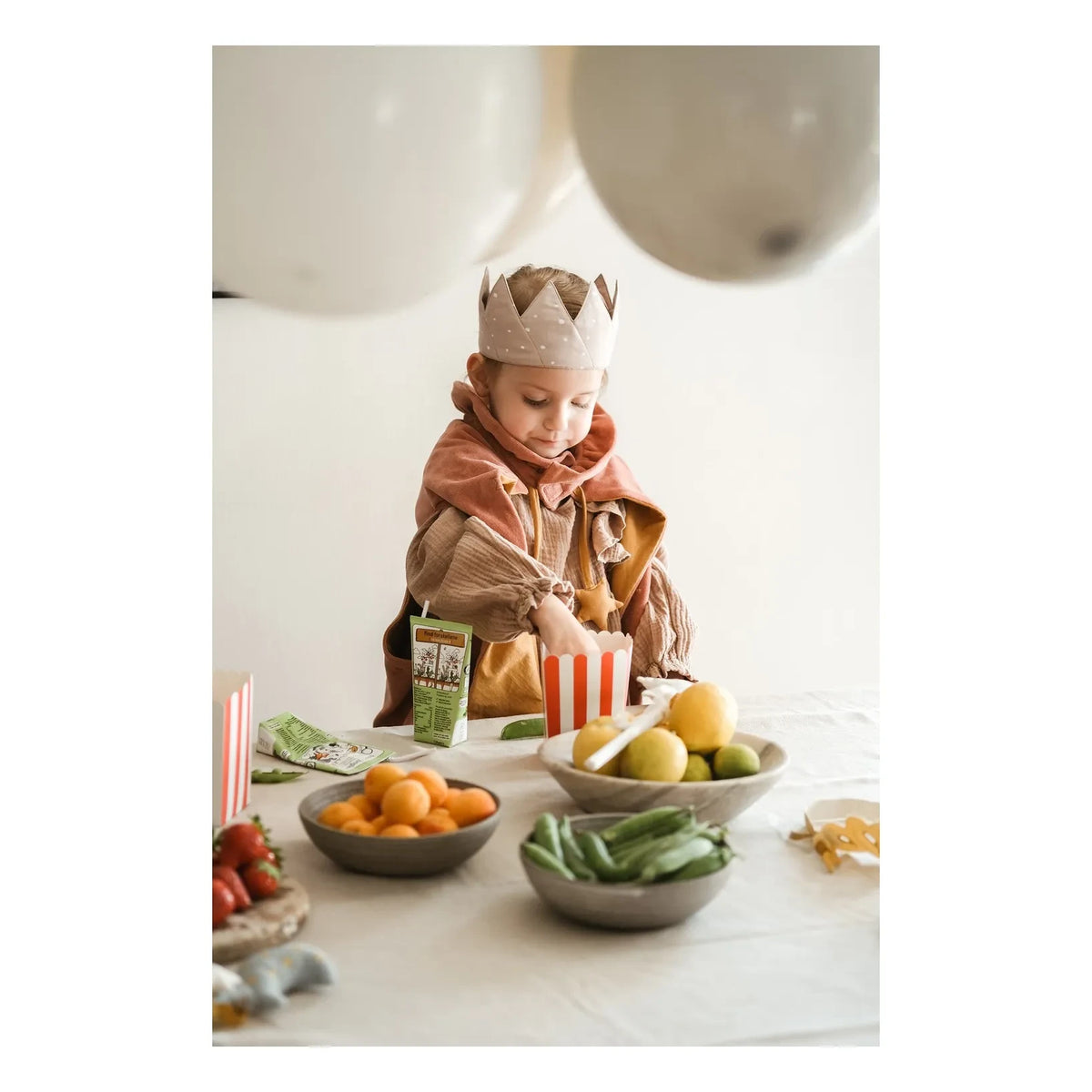 Fabelab - Velvet Cape and Crown | Dusty Pink