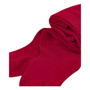 Petit Bateau - Organic Cotton Plain Tights | Red