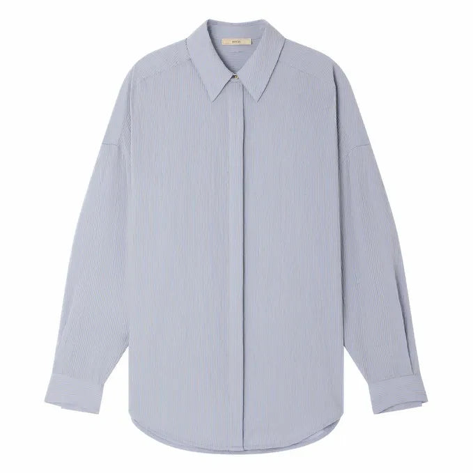 Sessùn - Liza Shirt | Gray Blue