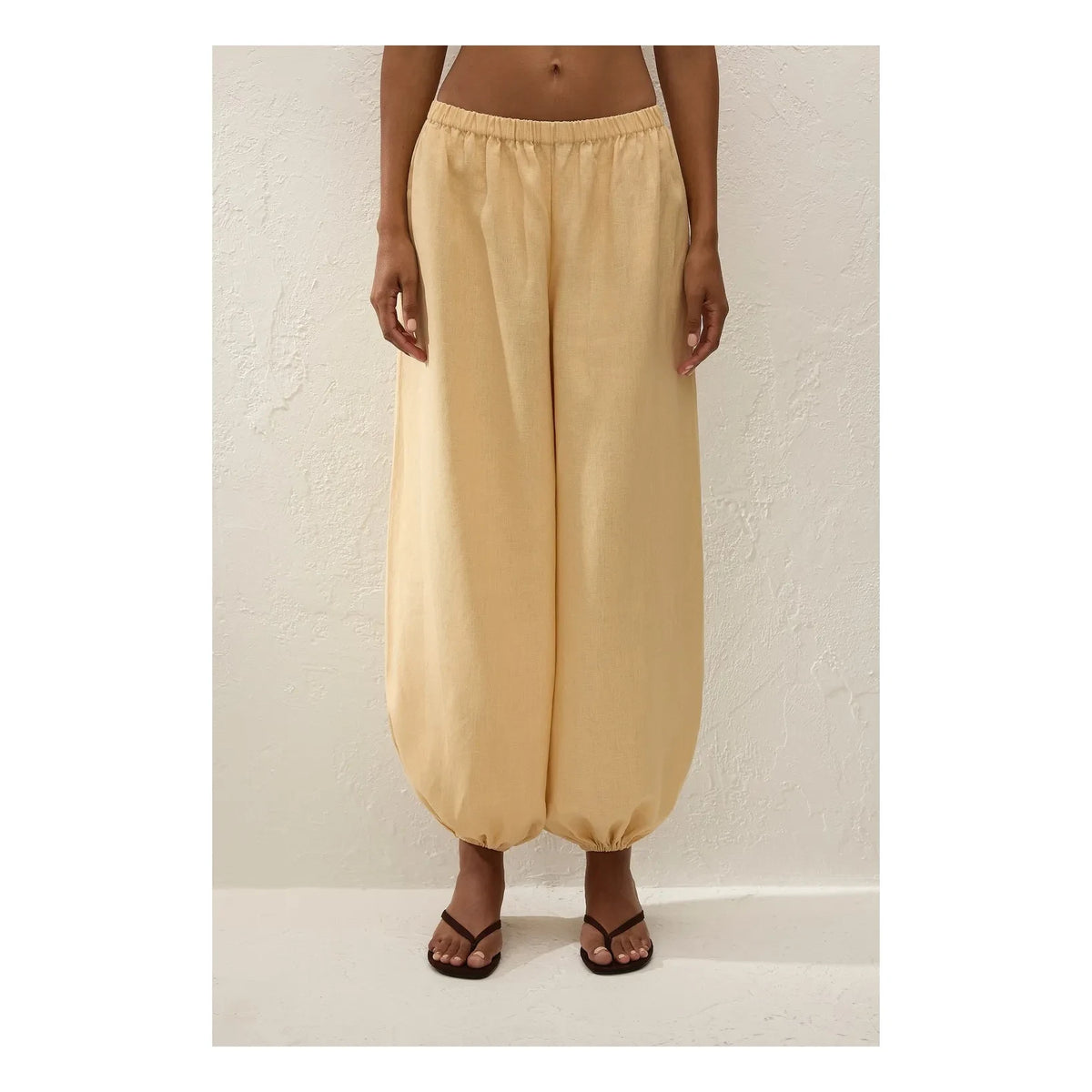 Faithfull the Brand - Kortez Linen Trousers | Yellow