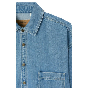 American Vintage - Joybird Relaxed Fit Shirt | Grey Blue