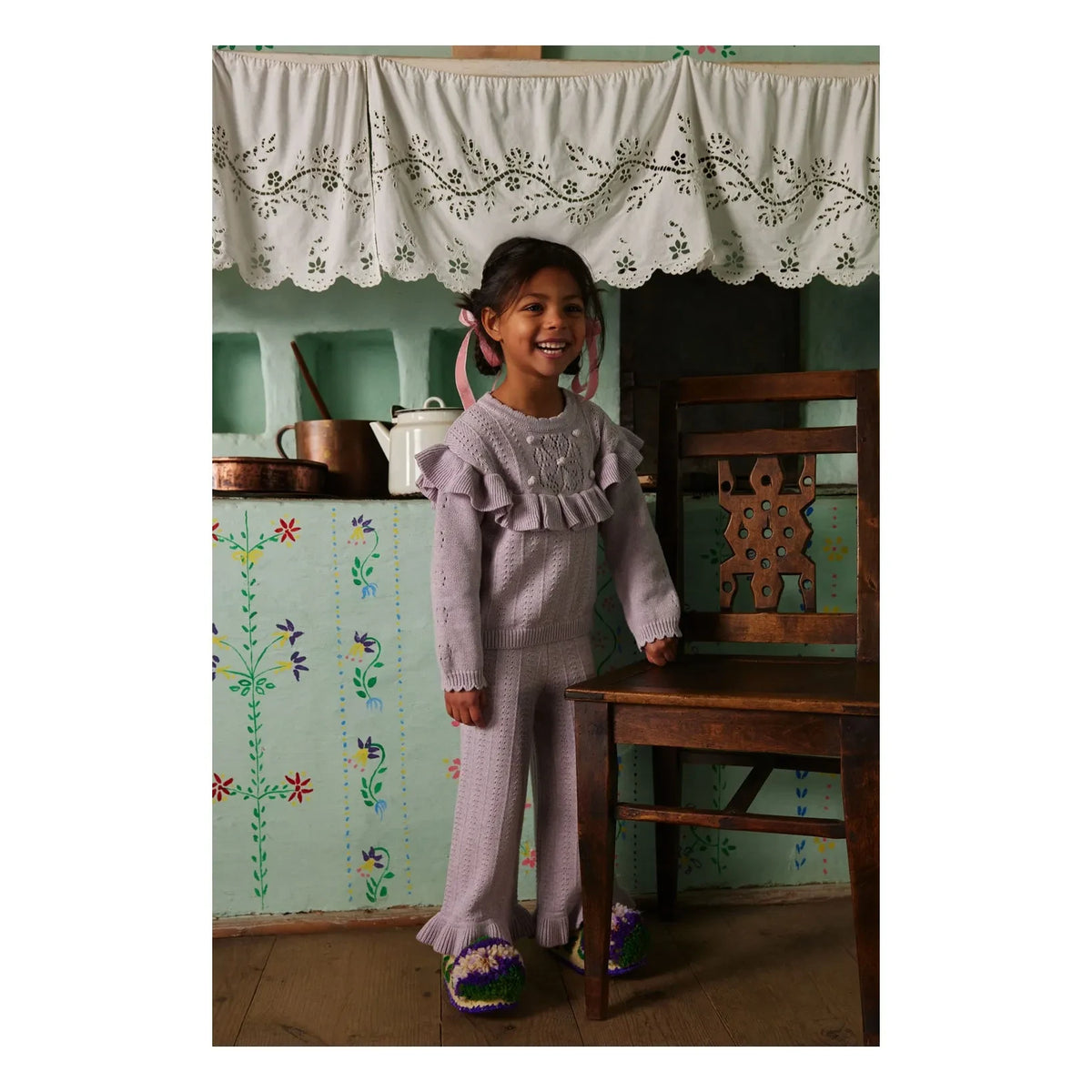 Louise Misha - Salou File Pants | Lilac