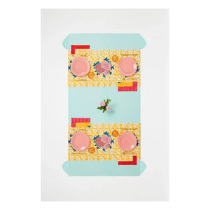 Lisa Corti - Arabesque Corolla Tablecloth | Yellow