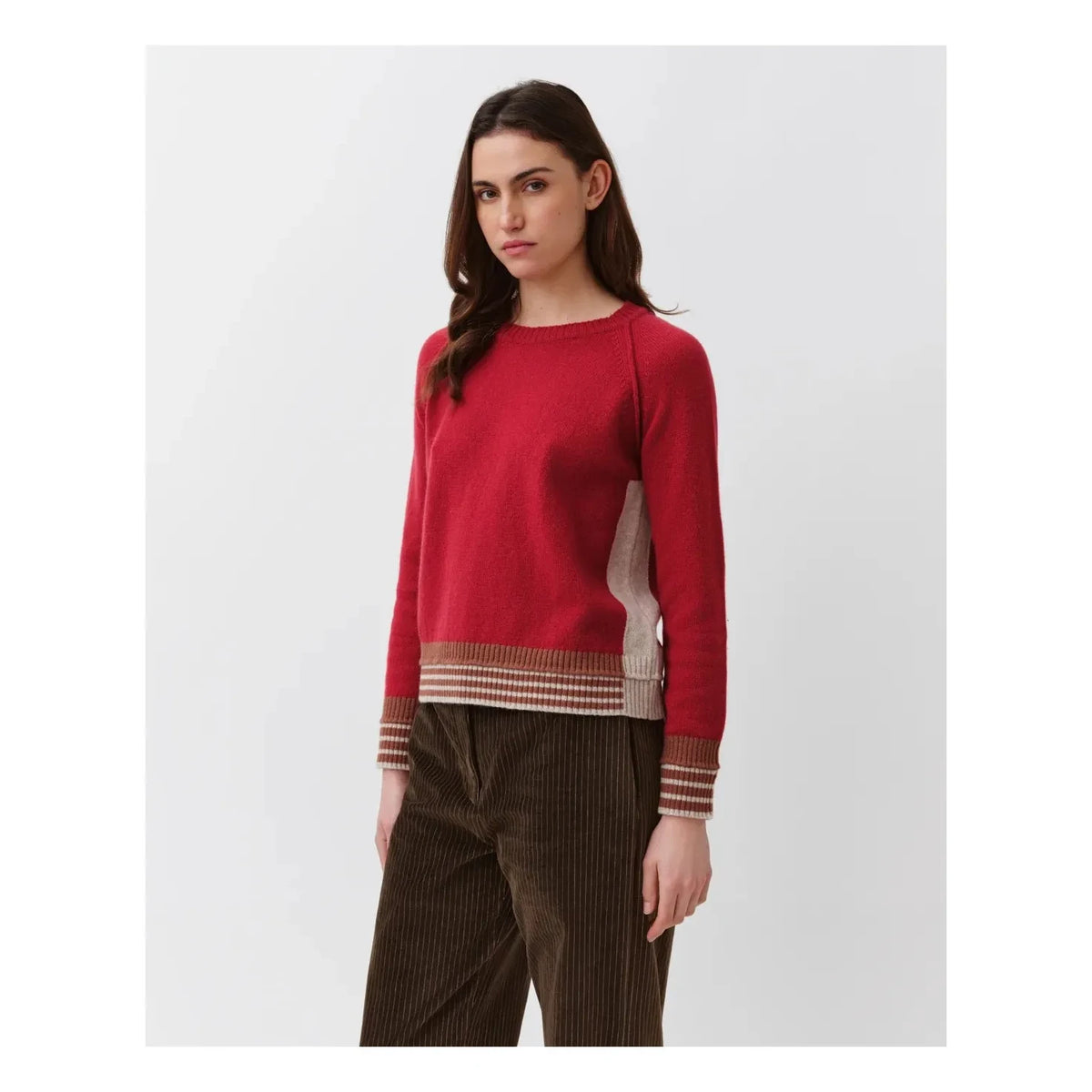 Diega - Palizo Merino wool sweater | Red