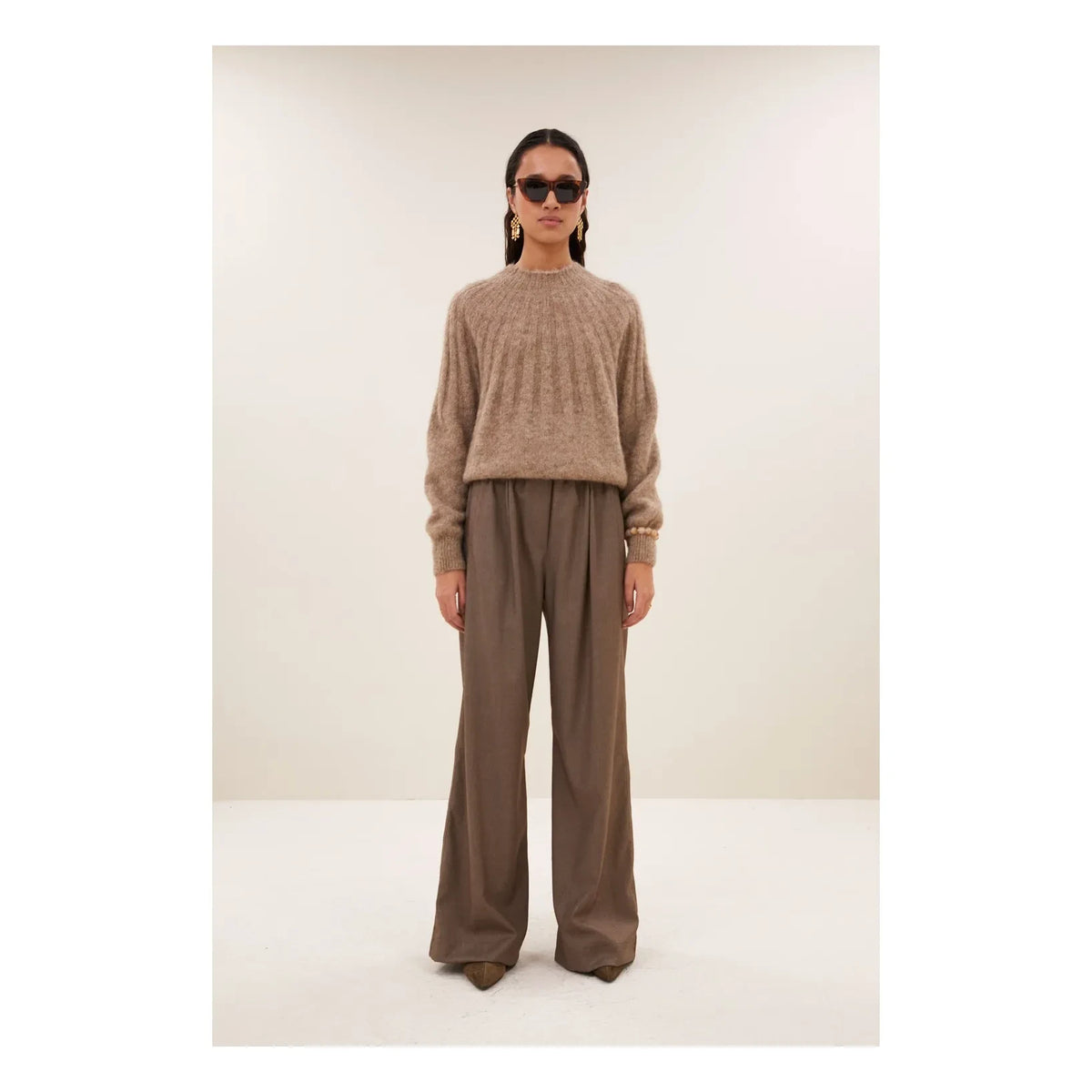 By Bar - Benji Pants | Taupe Brown