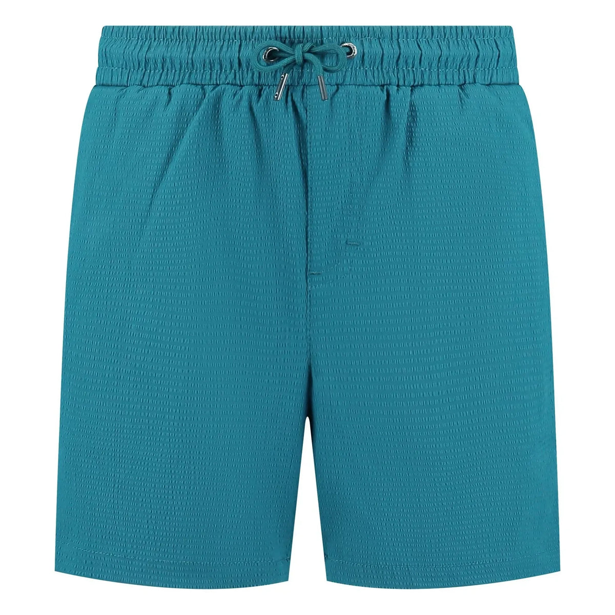 Beachlife - Seersucker Swim Shorts | Peacock Blue