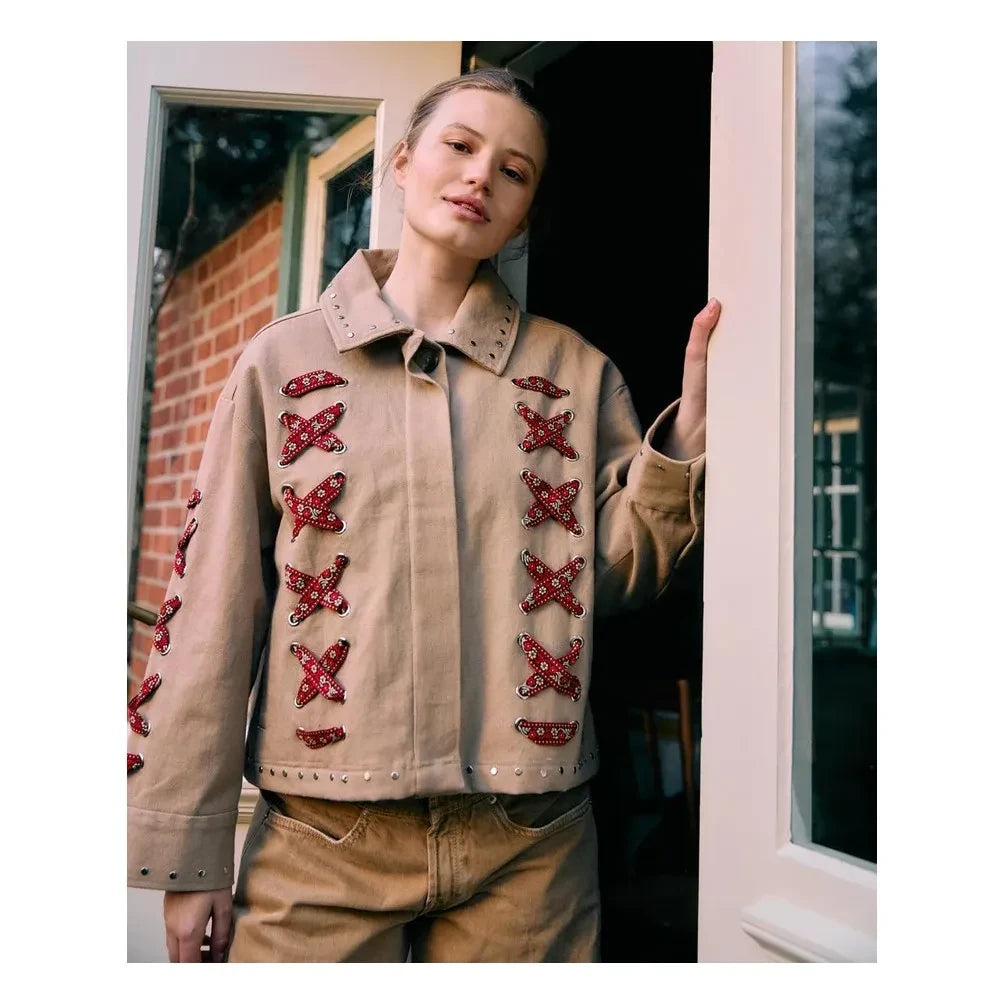 SISSEL EDELBO - Dagny Organic Cotton Jacket | Sand