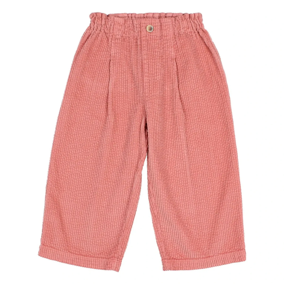 Búho - Girl's Velvet Pants | Pink