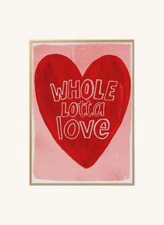 Studio Loco - "Whole Lotta Love" Poster | Pink