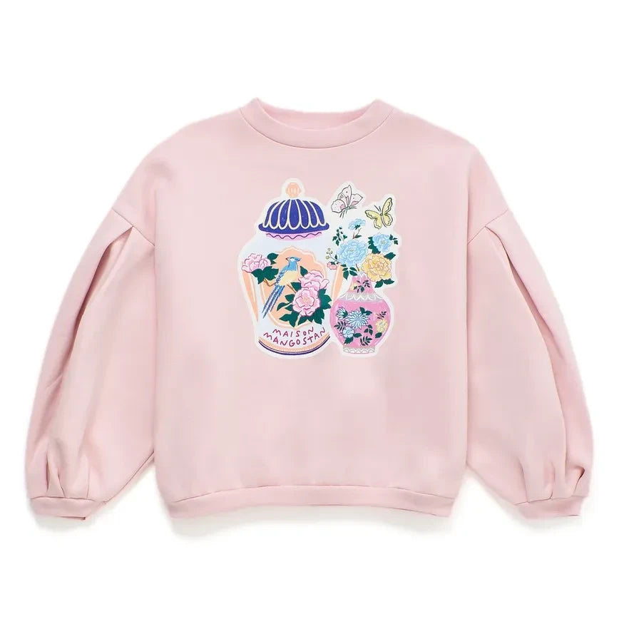 Maison Mangostan - Porcelain Sweatshirt | Pale Pink