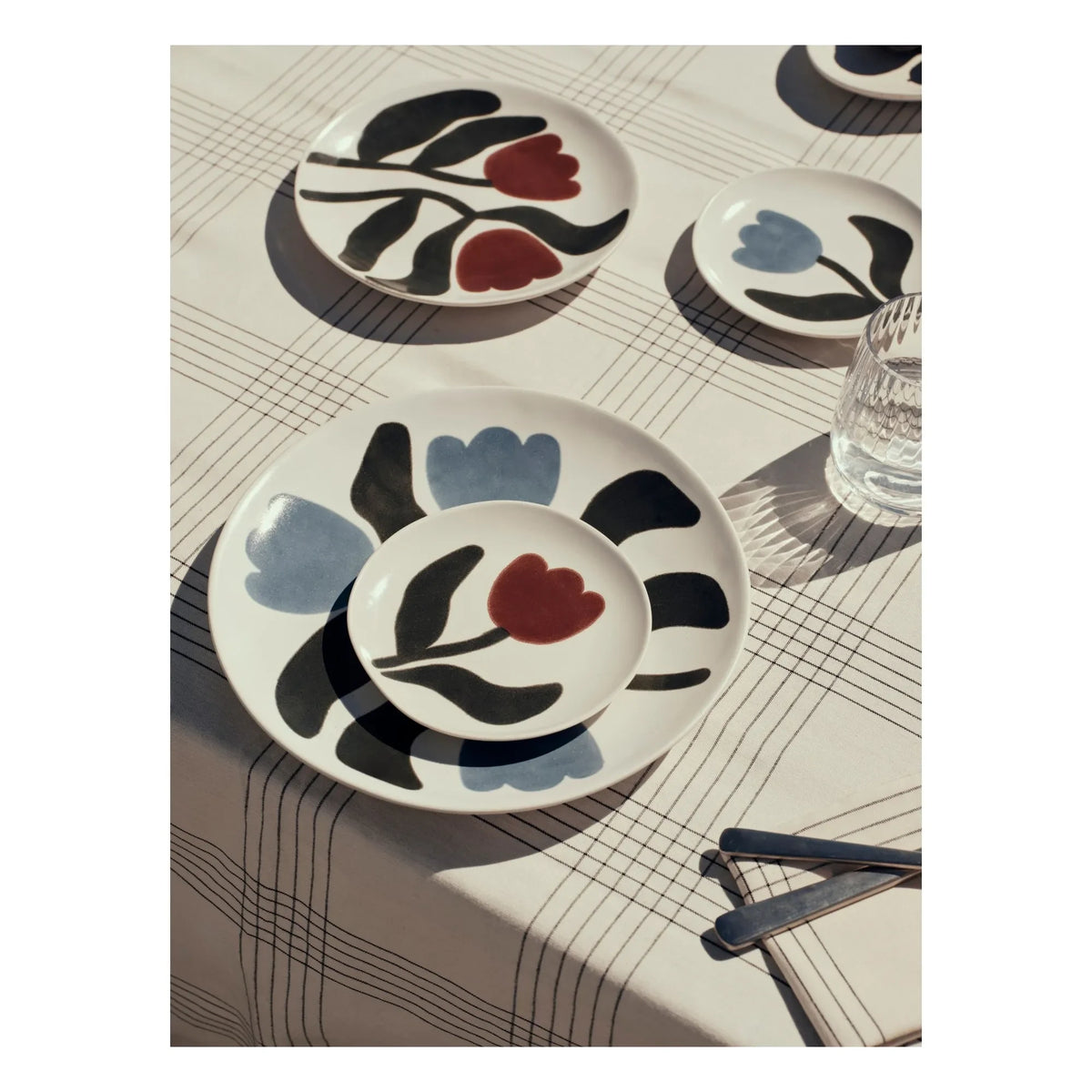 Broste Copenhagen - Dora Dessert Plate | Blue
