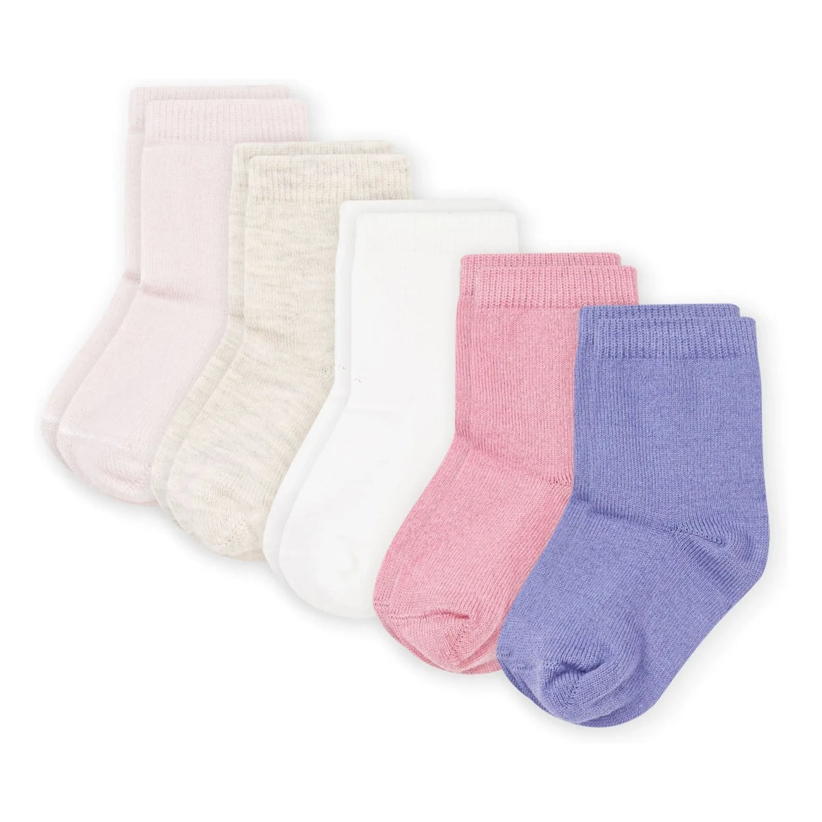 Petit Bateau - Pack of 5 Pairs of Plain Socks | Pink