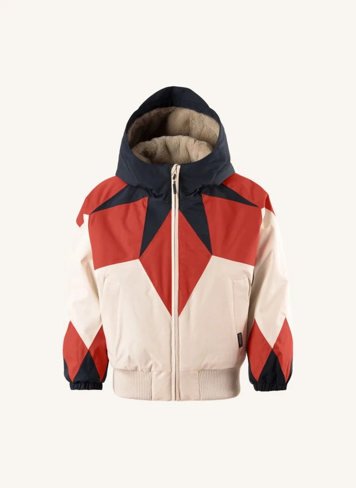 Gosoaky - Llama Del Rey Waterproof Padded Jacket | Cream