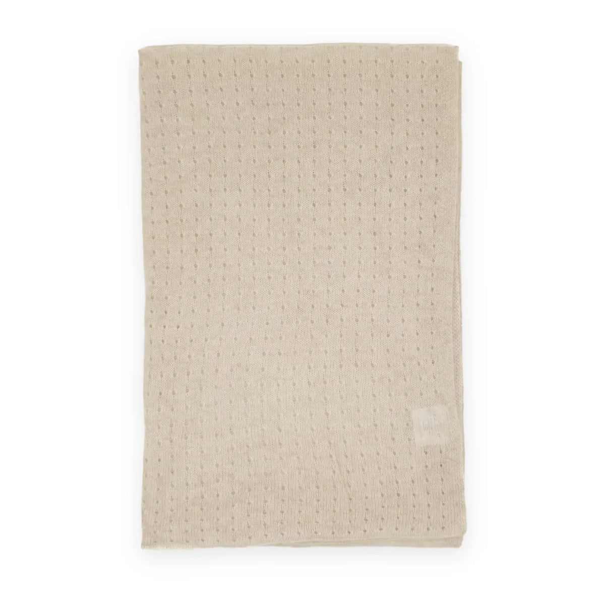 My Little Freckle - Organic Cotton Pointelle Blanket | Beige