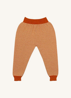 Bayiri - Lazy Bug Striped Organic Cotton Pants | Red