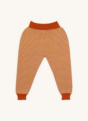 Bayiri - Lazy Bug Striped Organic Cotton Pants | Red
