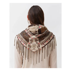 Diega - Fareo Silk Scarf | Cream