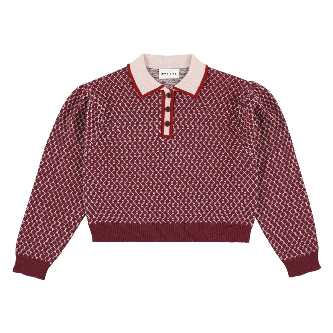 Morley - Polo Neck Wool Sweater | Purple
