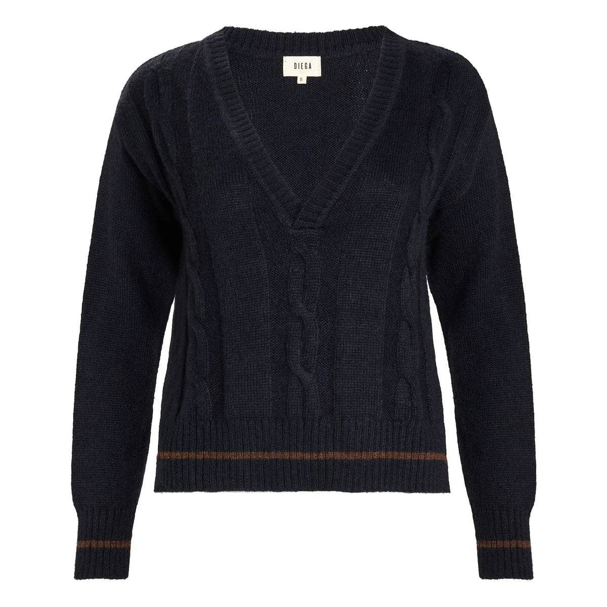 Diega - Perono Alpaca Sweater | Navy