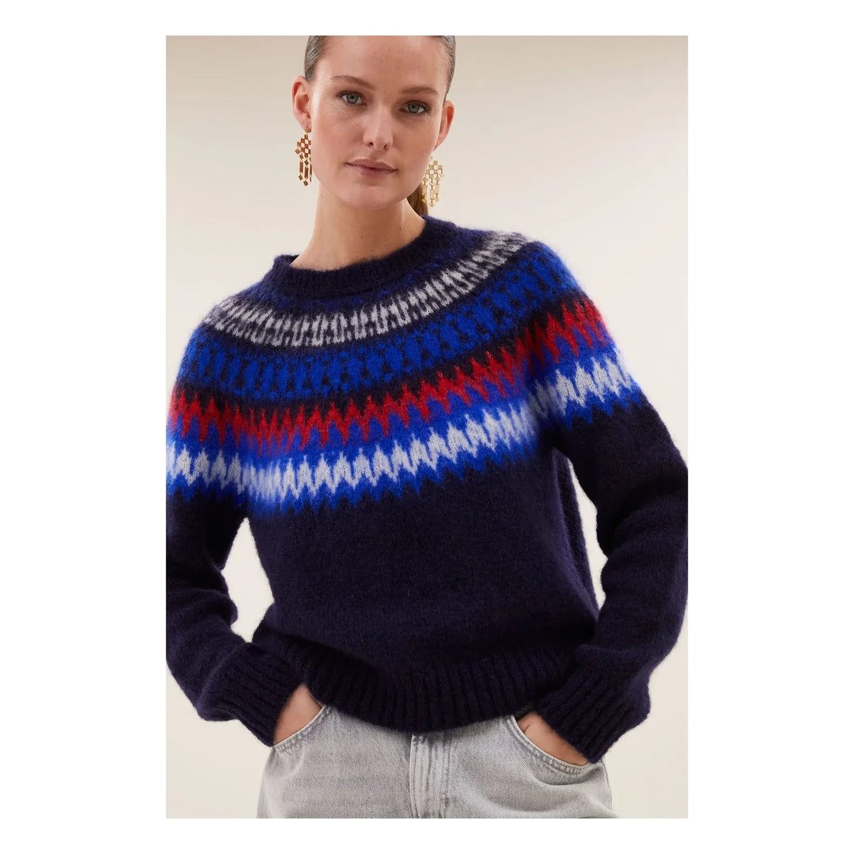 By Bar - Jackie Mohair Sweater | Navy