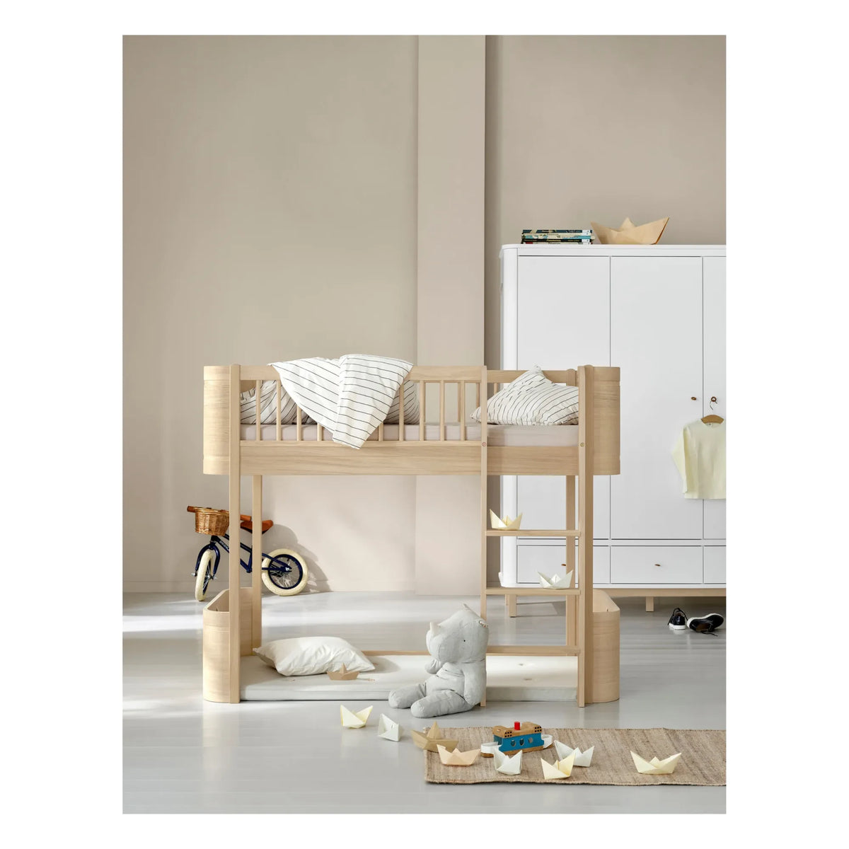 Oliver Furniture - Wood Mini+ loft bed | Oak
