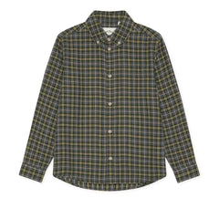Les Deux - Checked Shirt | Navy
