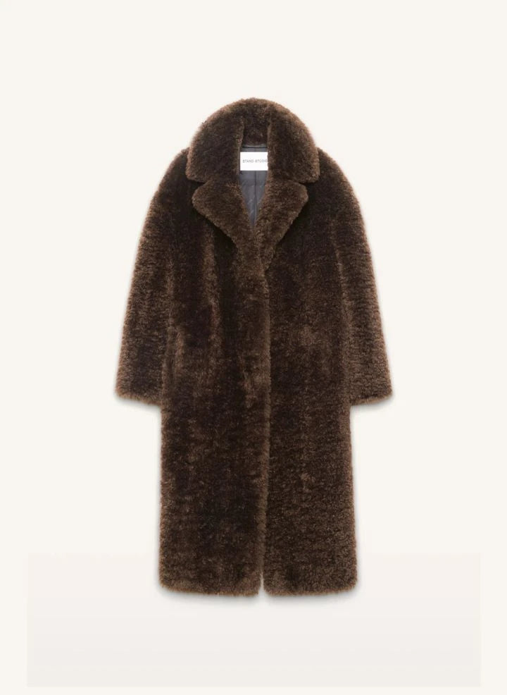 Stand Studio - Jazmin Coat | Chocolate