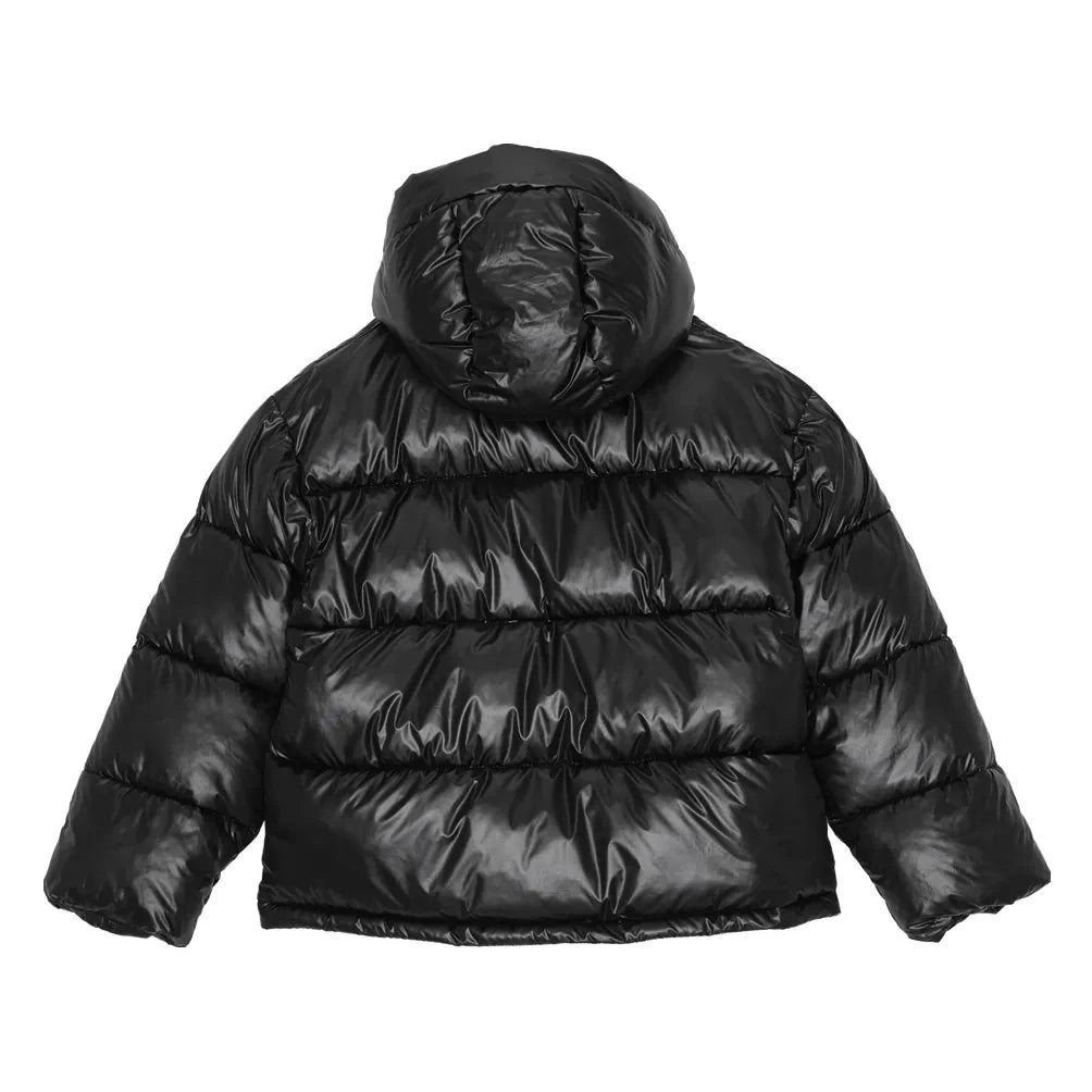 brunobruno nation - Edith Puffer Jacket Made from Recycled Fibers | Black