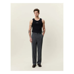 Les Deux - Houndstooth Pants | Dark Gray