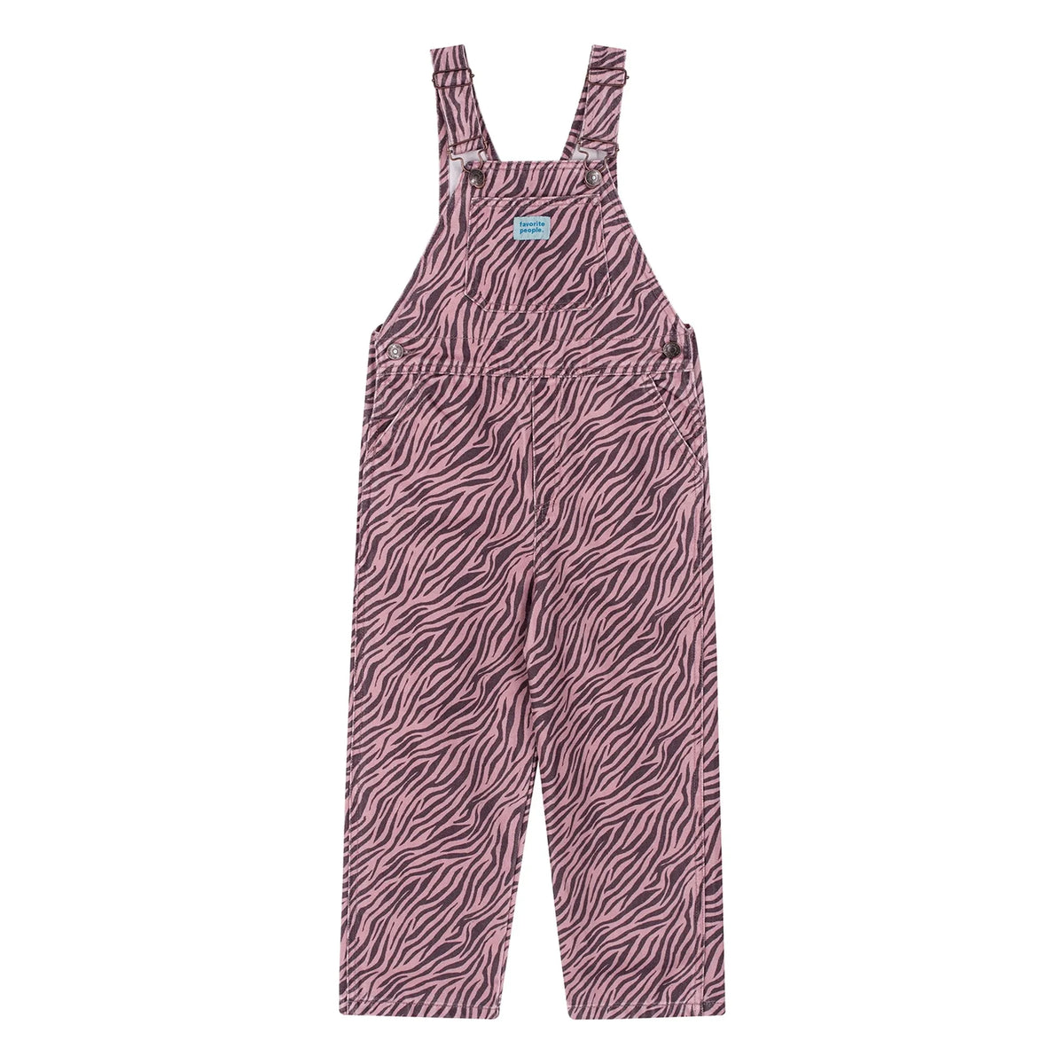 Favorite People - Lake Zebra Overalls | Pink